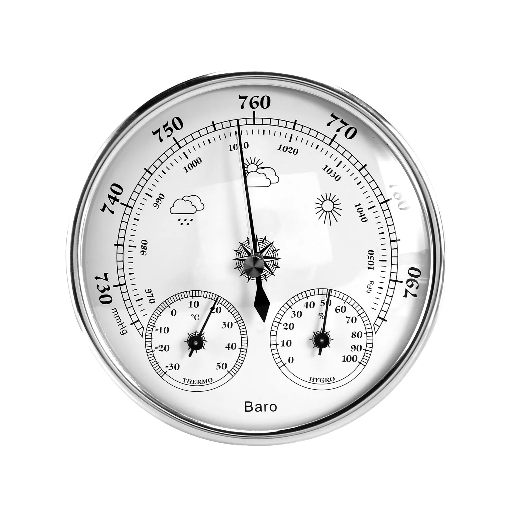 

Настенный бытовой термометр-гигрометр, высокоточный манометр, прибор для измерения влажности воздуха, барометр