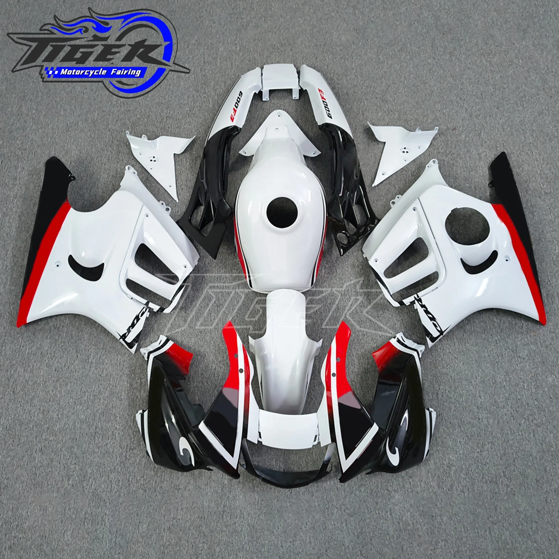 Фото Комплект обтекателей (черно-белый) для мотоцикла Honda CBR600F3 1995-1996 годов №1