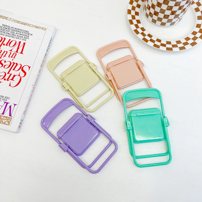 Милый Миниатюрный Складной стул универсальный настольный держатель для