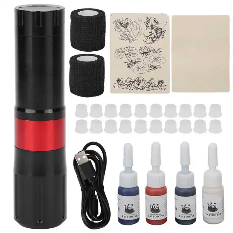 

Tattoo Battery Machine Pen Coreless Motor Rotary Tattoo Machine Pen for Cartridges Needles