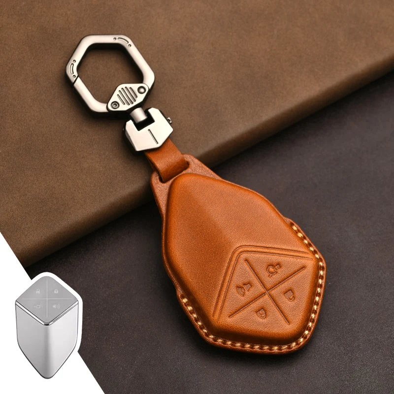 

Чехол-протектор из натуральной кожи для ключа Changan Deepal S7 SL03