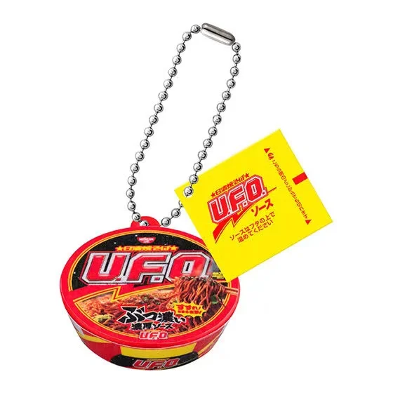 Фото Bandai SNIN RAMYUN Фигурки Модель НЛО Мини-ведро Упаковка Ниссин Жареная Лапша Орнамент Официальный Подлинный №2
