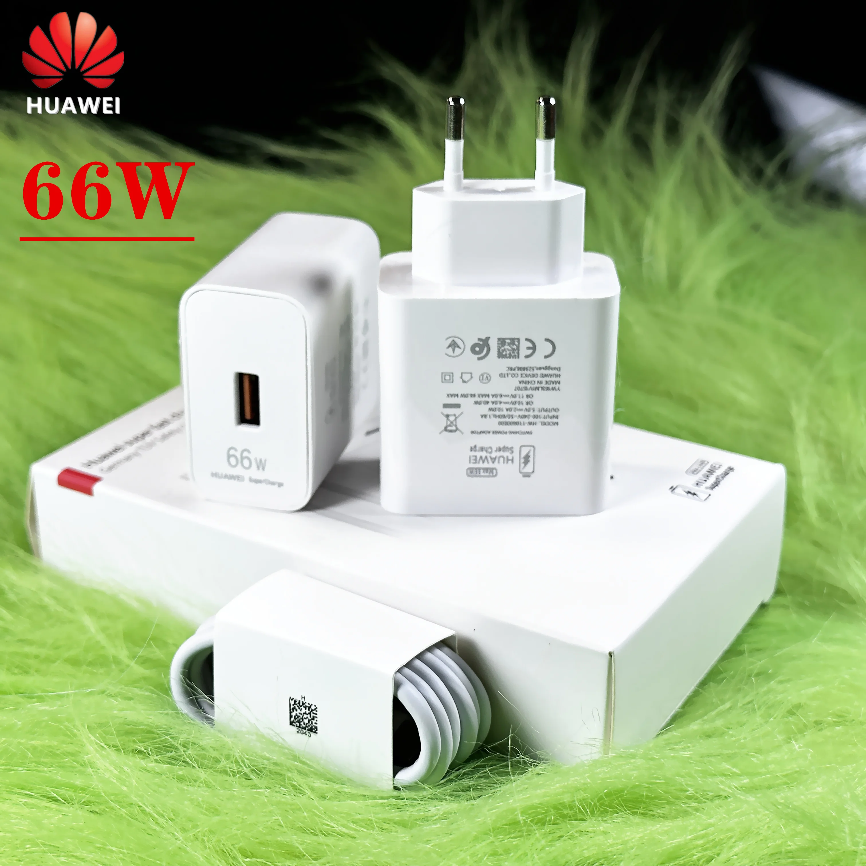 

Huawei Charger 66w EU Fast Super Charge 1M 1.5M 2M USB 6A Type C cable For Huawei Mate 40 Pro mate30 40 p40 pro P50 P30