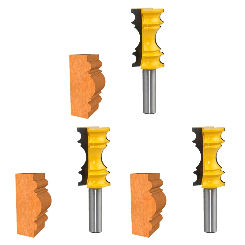 

Professional Straight Slot Bit 8/12/12.7mm for CNC Milling Engraver Carving Bits Woodworking 1/2 Inch Shank Slot Cutter 85WC