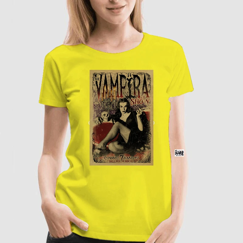 Мужская черная футболка с надписью VAMPIRA |