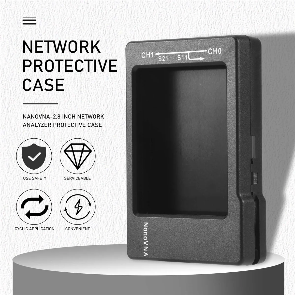 NanoVNA-2.8 Inch Network Analyzer Protective Case