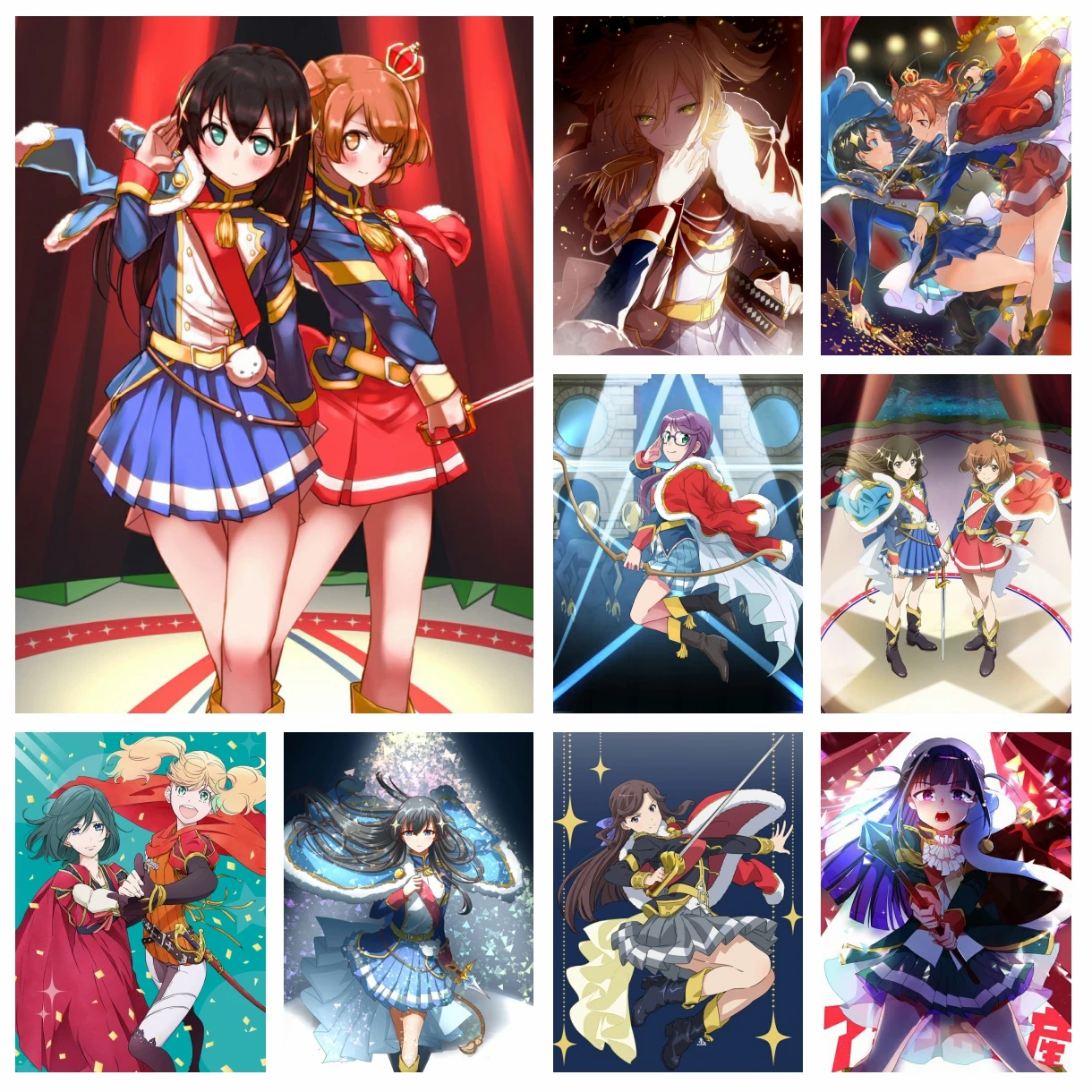 

5D Anime Shoujo Kageki Revue Starlight Diamond Art Painting Kit Japanese Cartoon Cross Stitch Embroidery Mosaic Craft Home Decor