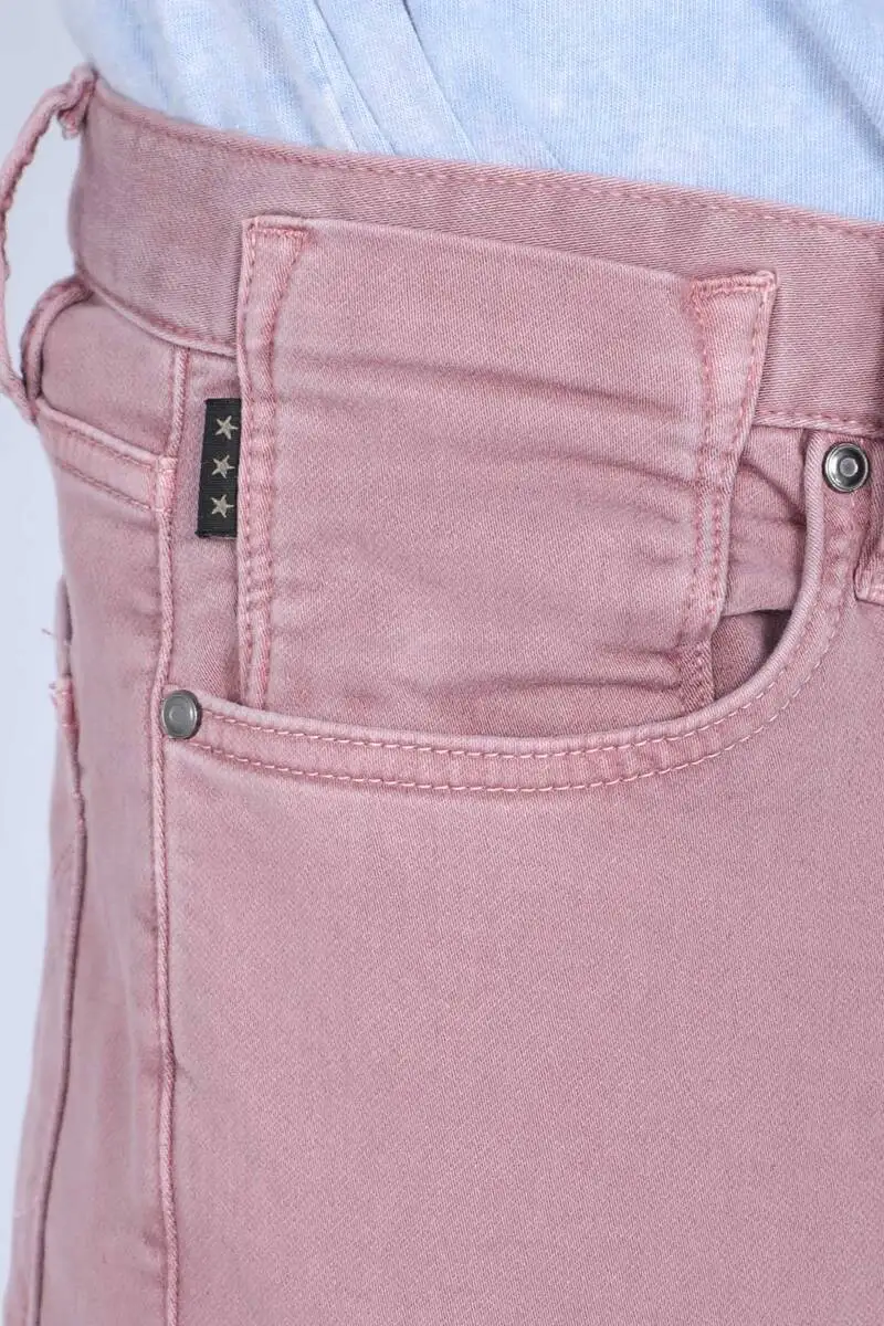 

Mens Dried Rose Comfort Fit Jean Trousers