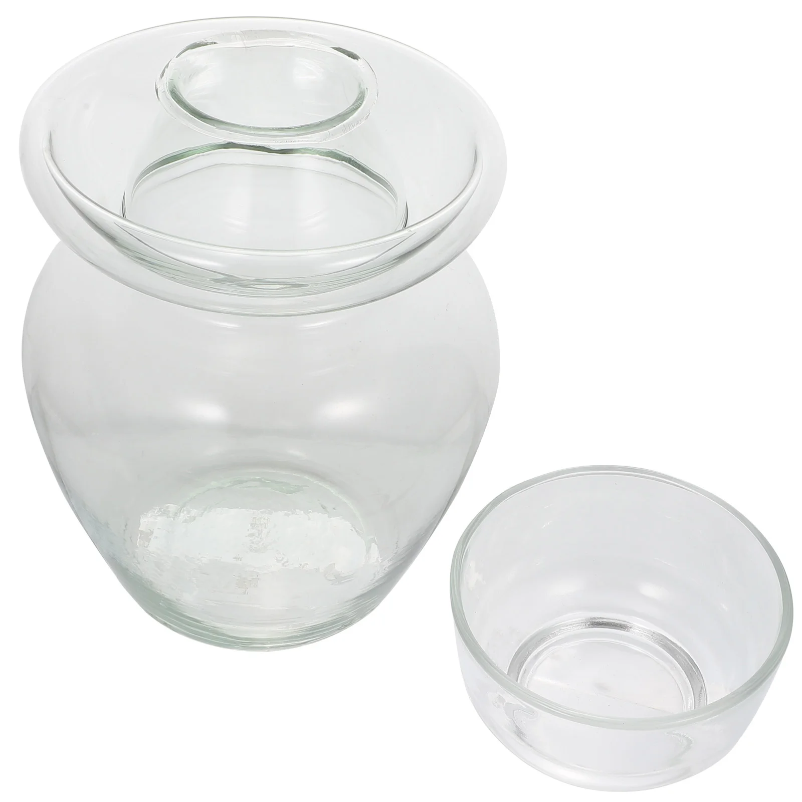 

Pickle Jar Glass Can Food Canister Kitchen Container Fermentation Household Cereal Jars Brewing Holder Bottle Flip Pickling