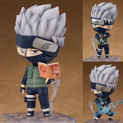 

Anime Naruto Kakashi Hatake 10cm BJD Action Figure New Ninja Model Toys
