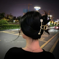 cupids arrow love grip simple design hairpin personalized metal cold wind sweet cool hair accessories