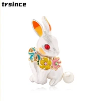 korean fashion creative animal brooch cute personality rabbit corsage suit accessories jewelri brooch