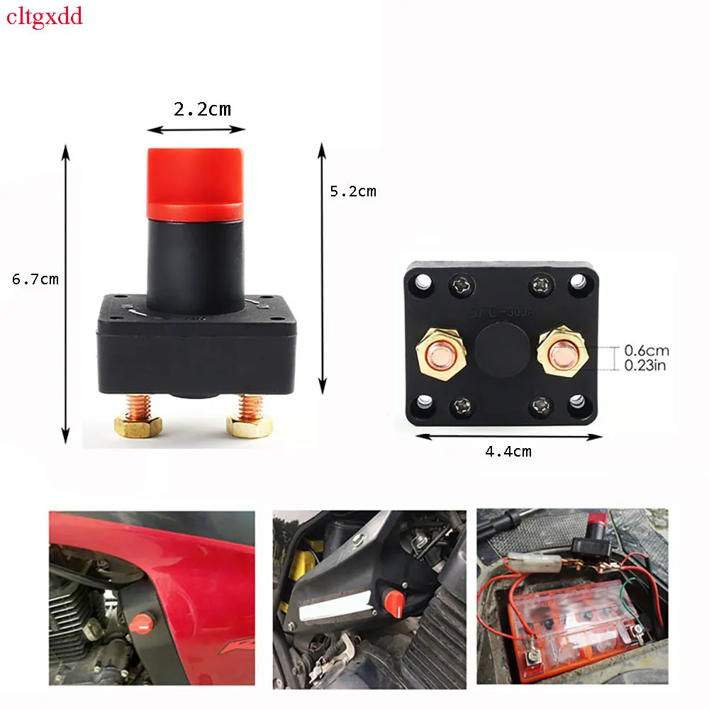 

General portable waterproof car battery isolation switch 12V 36V 24V main power rotary kill switch RV Boat 300A cut off