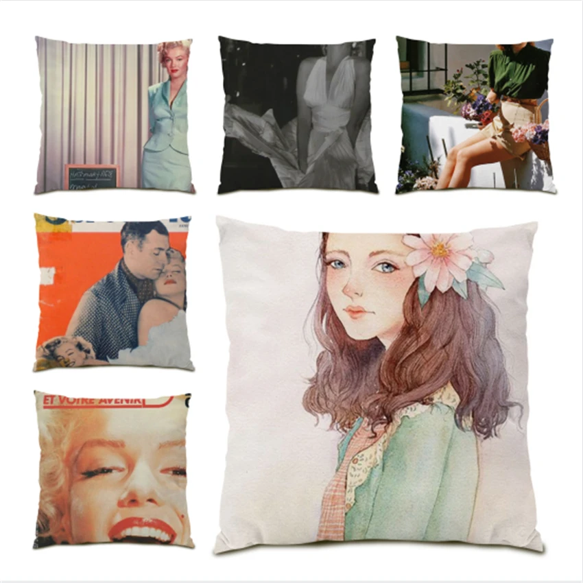 

Cushion Cover Luxury Pillow Covers Decorative Nordic Style Sofas for Living Room Decoration Art Home Decor Velvet 45x45cm E1058