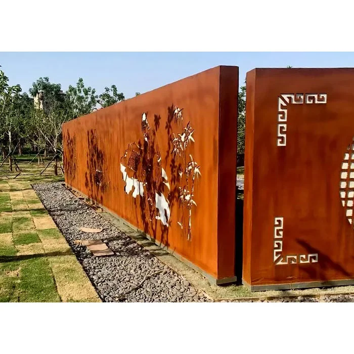 Прямоугольная и Круглая стальная пластина большой садовый цветочный плантатор