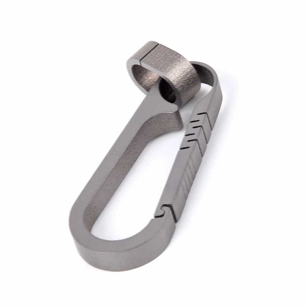 

High Load Capacity Men's Titanium Alloy Keychains Car Key Waist Keychain Pendant Hanging 55mm Outdoor Multi Tool
