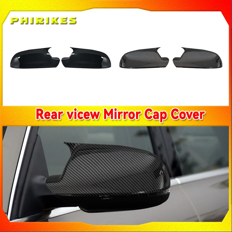 

ABS material Carbon appearance Mirror Cover Rearview Side Mirror Cap S Line For Audi A3 8P A4 A5 B8 2008-2009 B8.5 2011-2016