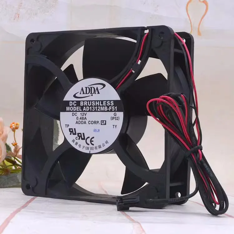 

12738 12V 0.48A Φ 127*127*38mm большой air AD1312MB-F51 Fan 100% Good