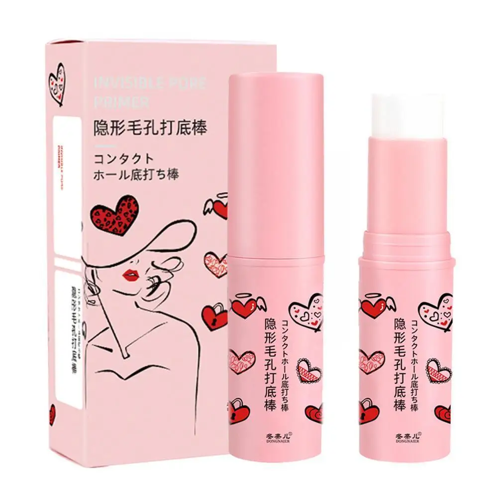 

Invisible Pore Primer Stick Pore Eraser Waterproof Fine Smooth Base Makeup Isolation Oil-control Face Primer Makeup Primer L9H8