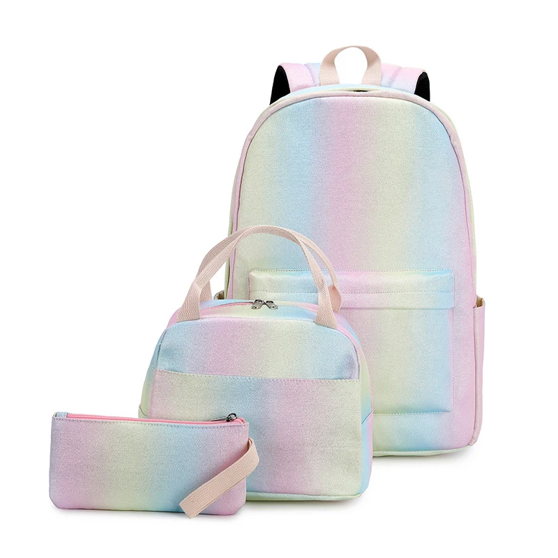 Школьные ранцы для девочек-подростков, дорожный рюкзак на плечо для подростков, женский рюкзак, 3 шт./компл.