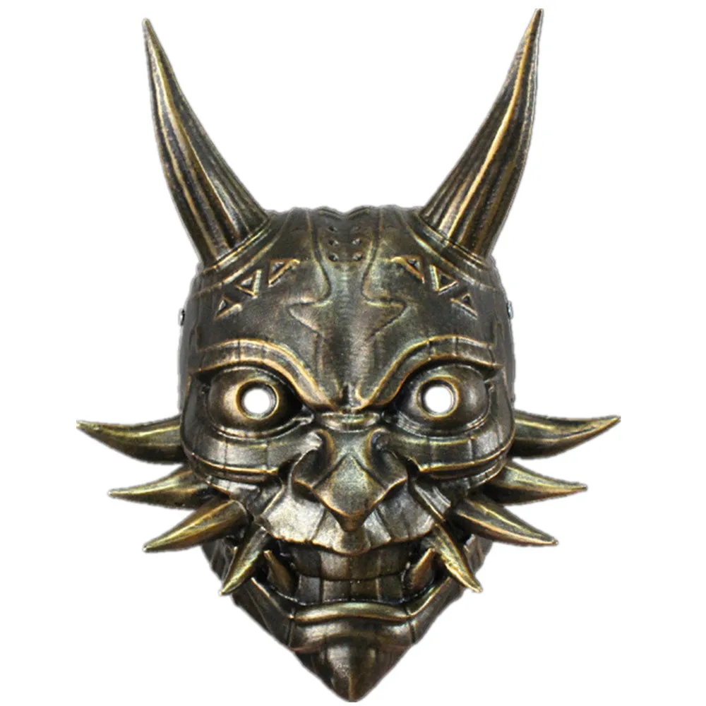 Маска с заклепками в стиле панк для Хэллоуина