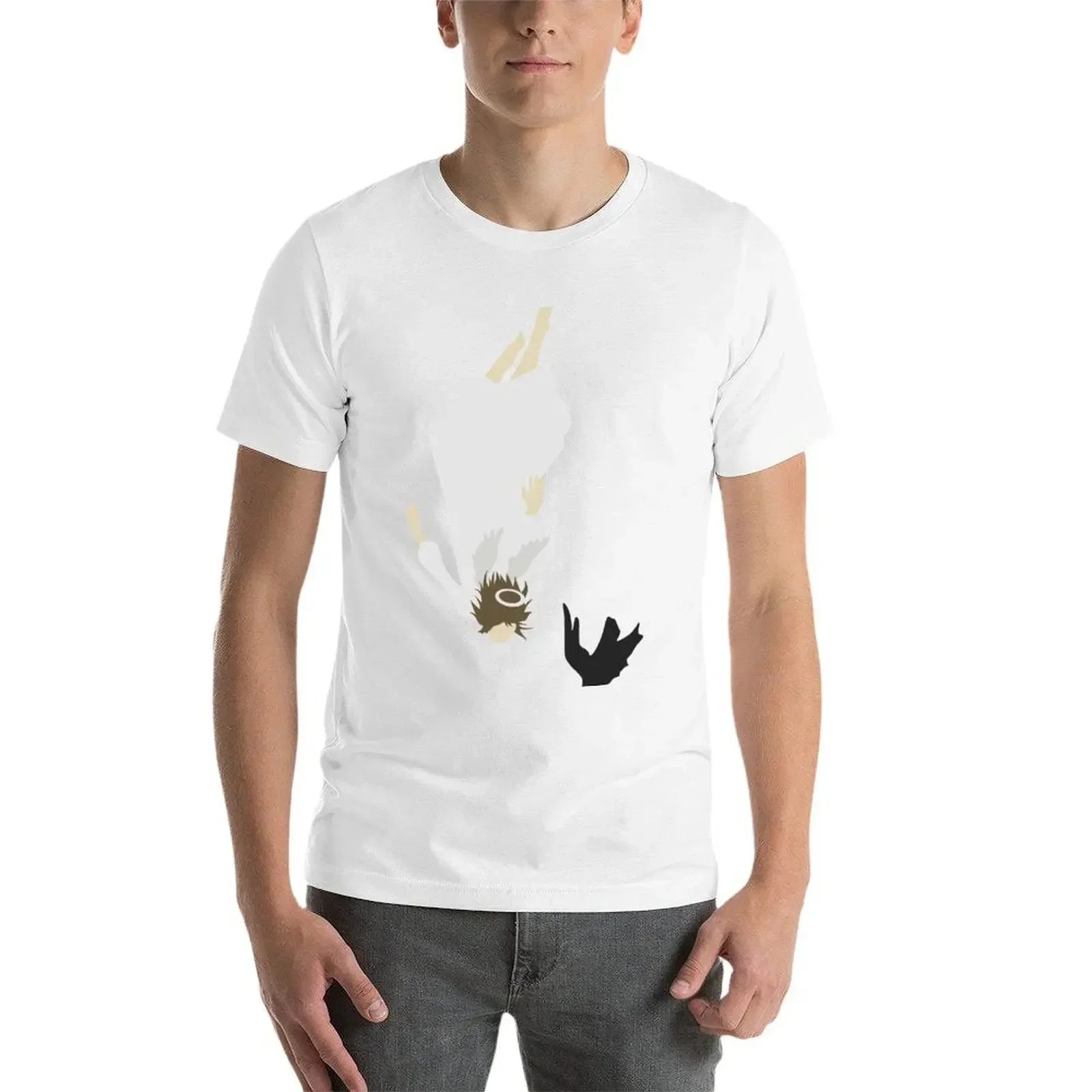 Haibane Renmei - футболка Falling Angel большие баскетбольные футболки с рисунком мужская