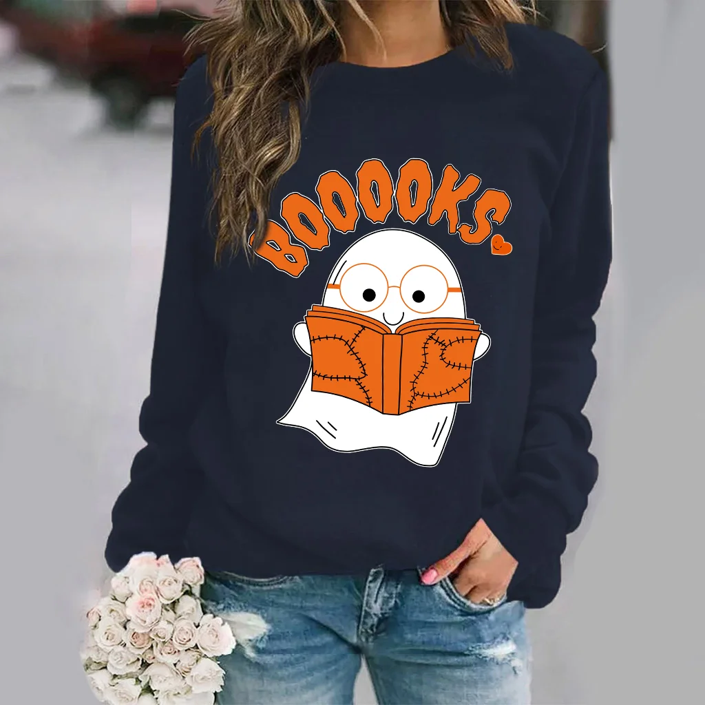 

Booooks Cartoon Sweatshirt