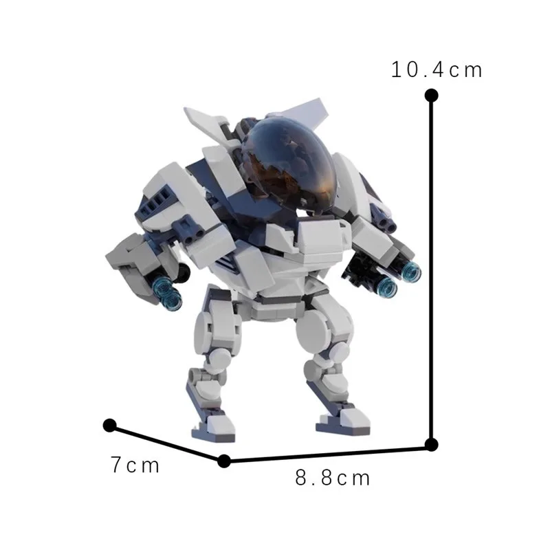 Популярный механический робот MOC танкозавр Mk II тактические боевые строительные