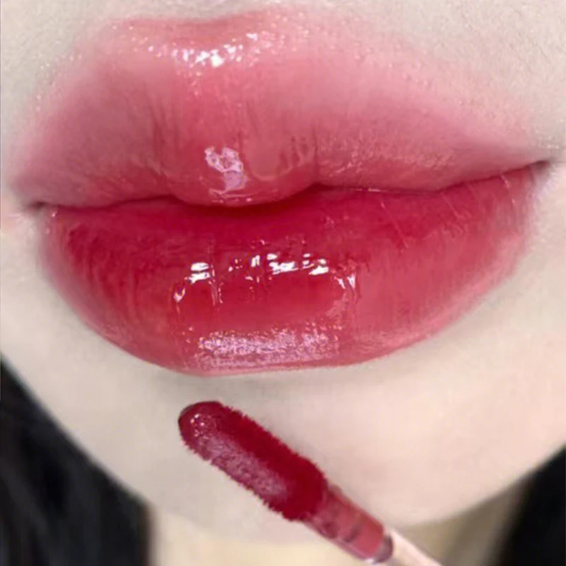 

6 Colors Mirror Water Lip Gloss Liquid Lipstick Sexy Red Lip Tint Long Lasting Moisturizing Plumper Lip Glaze Makeup Cosmetics