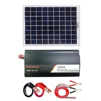Complete Solar Power System Solar Panel Kit with Inverter Solar RV Off-Grid Kit for Home House Shed Farm RV Boat B03E