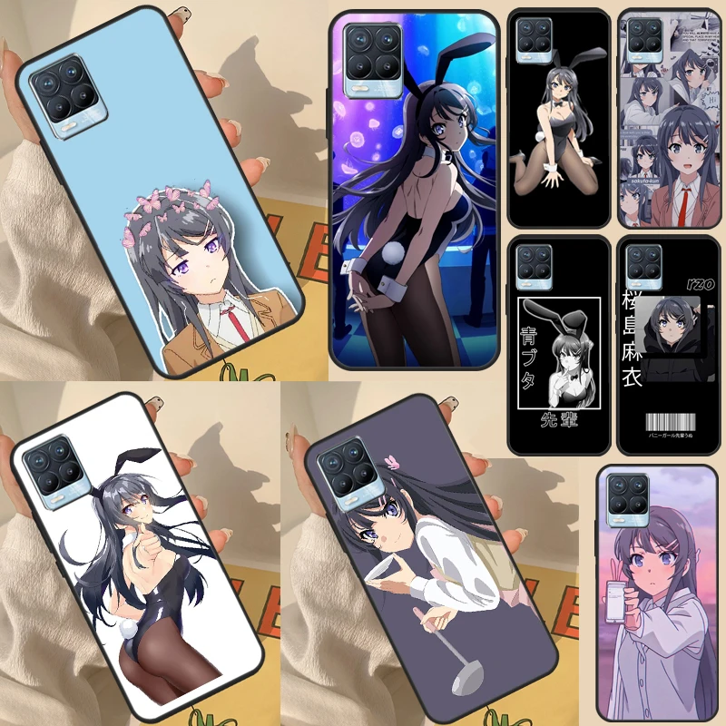 

Чехол Sakurajima Mai для Realme 9 Pro Plus 8i 9i GT Neo 3 2 Master, чехол для OnePlus 9 Pro 10 Pro Nord2 9R