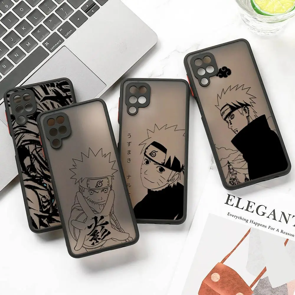 

Anime U-Uzumakis Pains-Itachis Coque For Samsung A50 A30S A20 A70 A7 Cover Galaxy Note 20 Ultra 10 M30s M21 M32 Matte Clear Case
