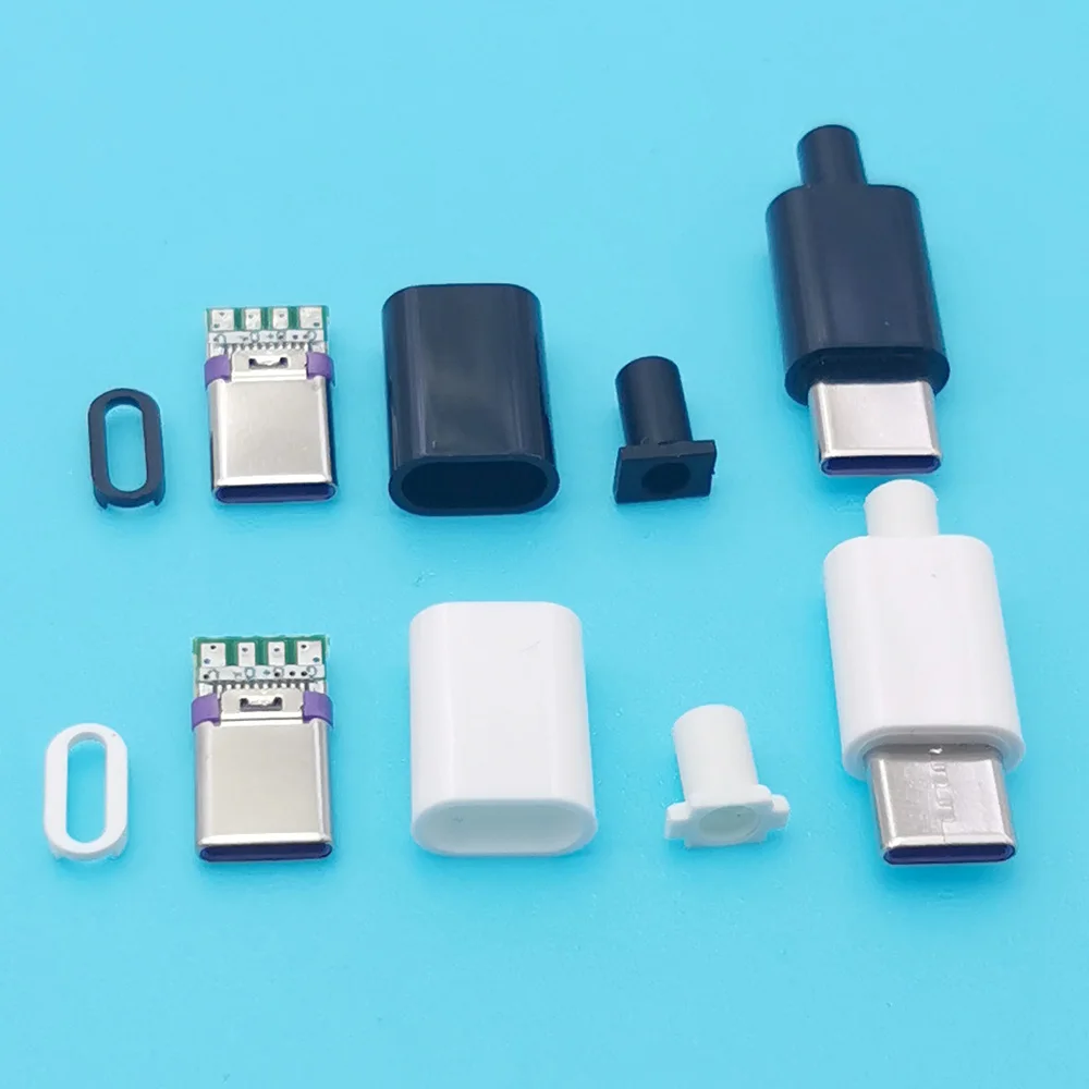 100 комплектов USB 3 1 Type-C быстрая флешка 24 контакта штекер электрические клеммы