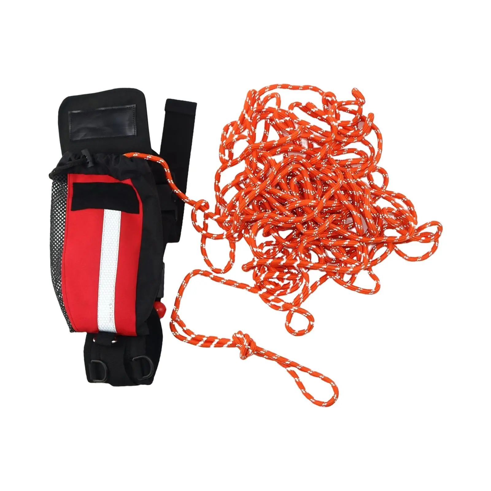 

Reflective Throwable Rope Throw Bag Accessory Floating Throwing Line for Yacht Sailing Canoeing Water Sports Ice Fishing