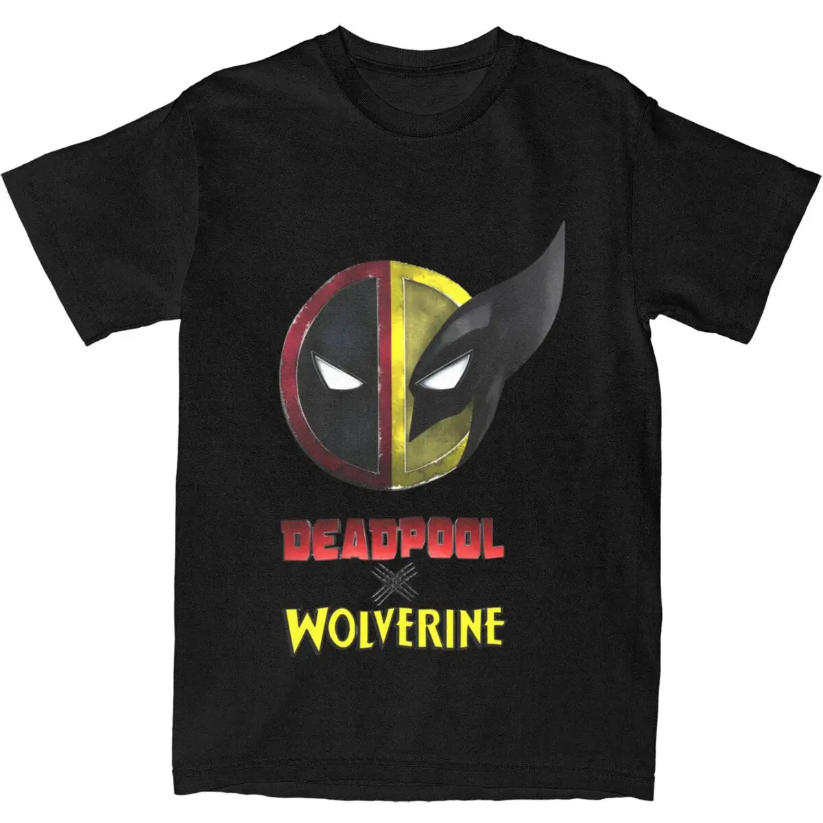 Футболка мужская оверсайз из хлопка с круглым вырезом