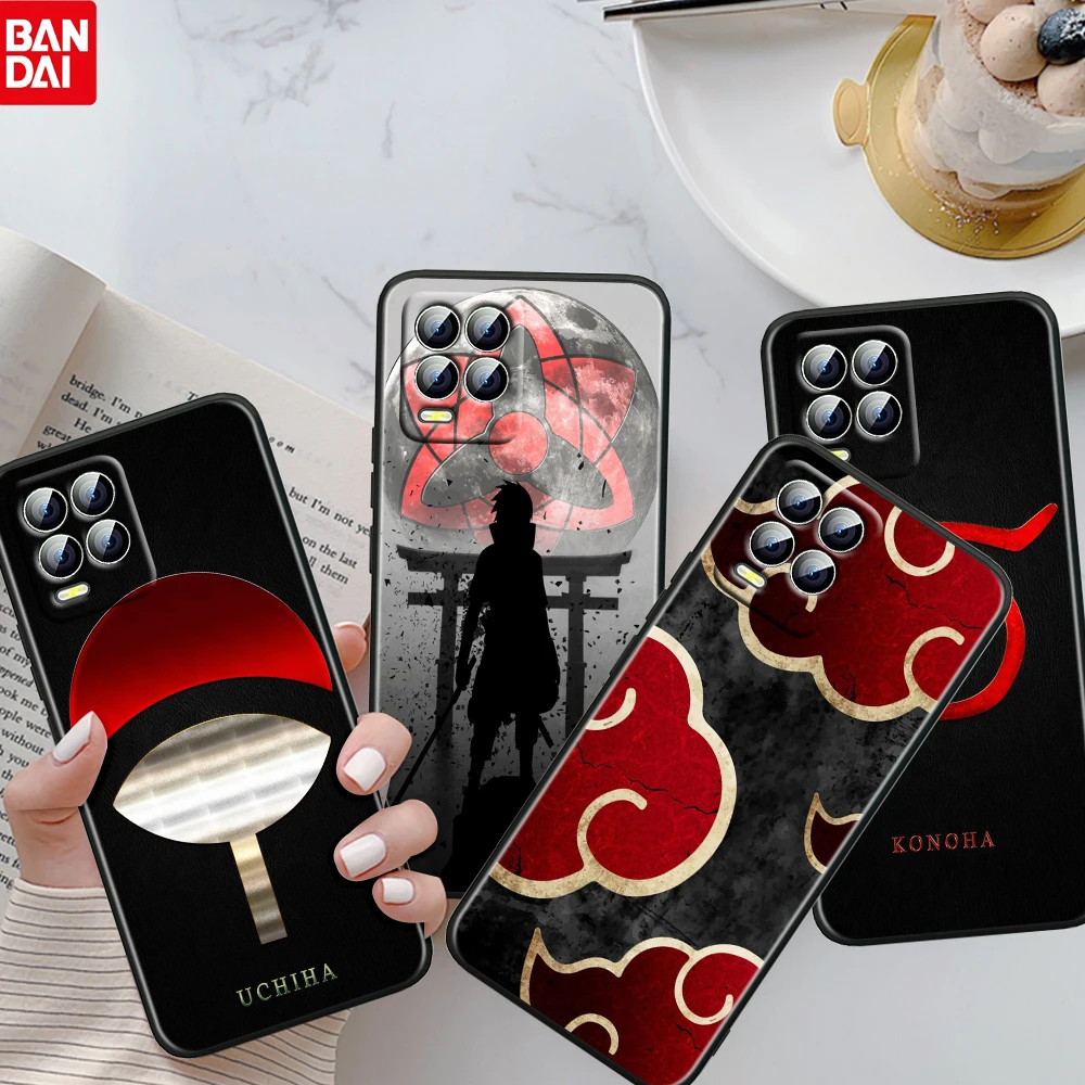 

Naruto Hot Anime Sharingan For OPPO Realme GT Neo Master Edition 9i 8 7 Pro C21S Narzo 30 Fundas Soft Black Phone Case Coque