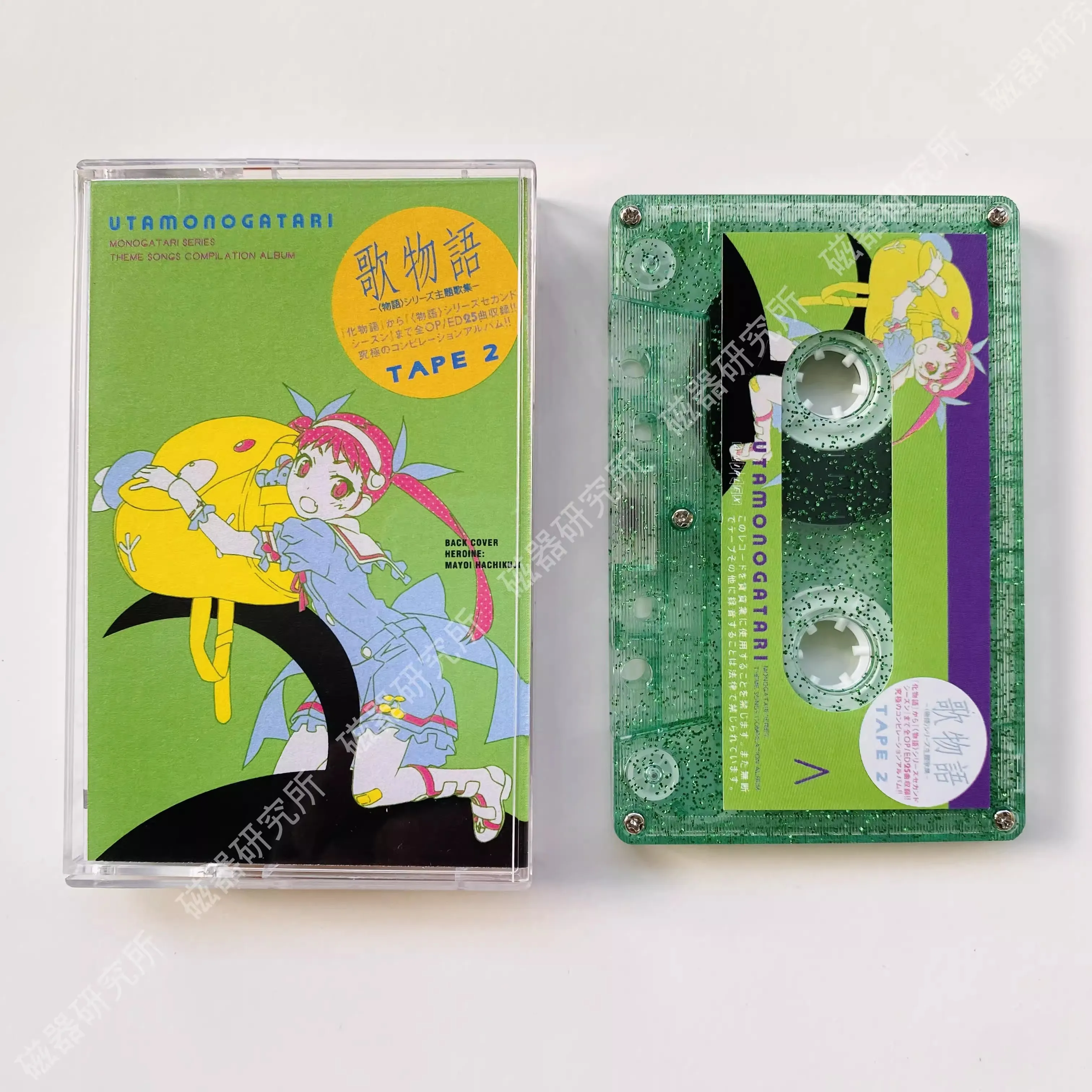 Фото Аниме MONOGATARI Series Chiwa Saito музыкальная лента Utamonogatari Special Edition альбом 2 шт. кассета косплей Walkman Soundtracks Box №4