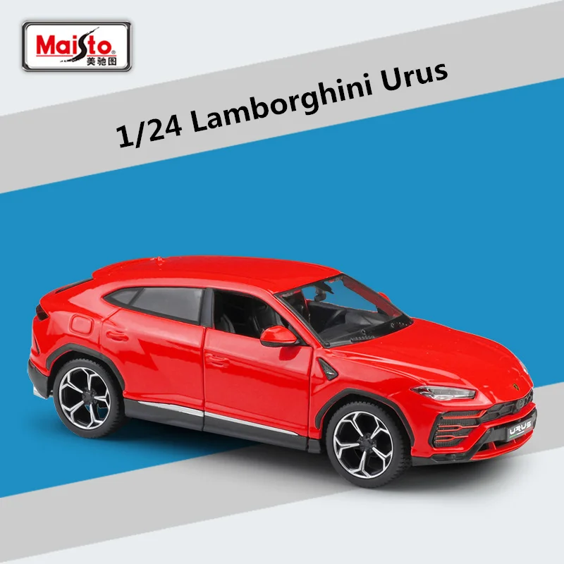 WELLY 1:24 Lamborghini URUS SUV модель спортивного автомобиля из сплава литье под давлением