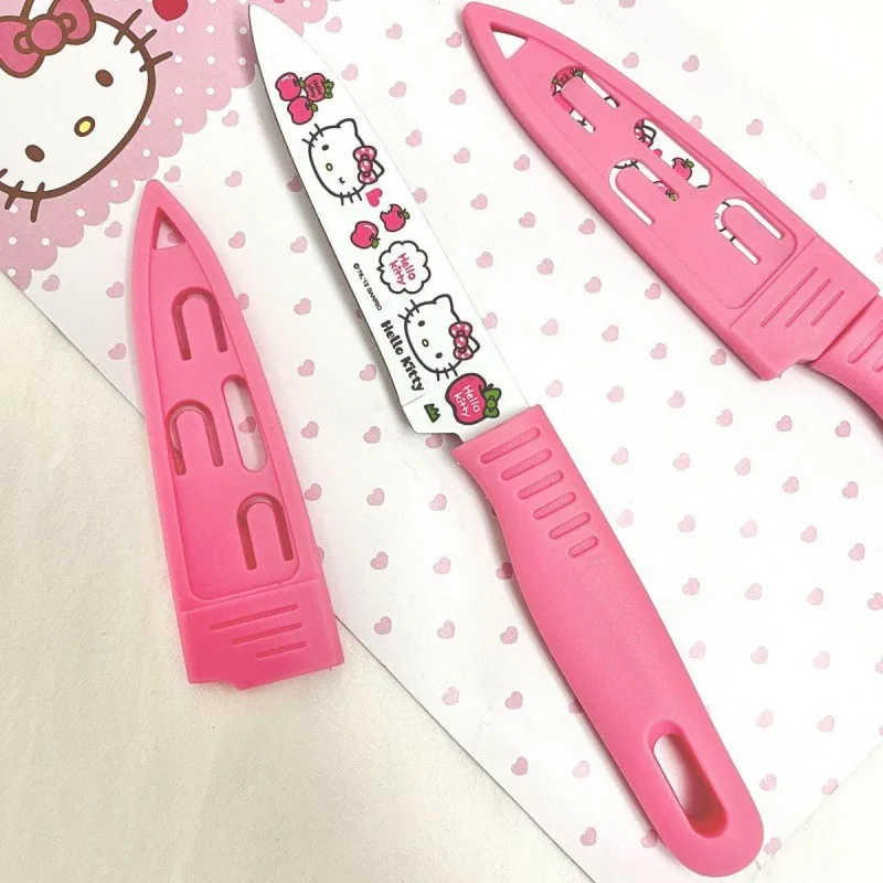 Набор ножей Hello Kitty блейзер для лая милый нож фруктов Овощечистка чистки яблок из