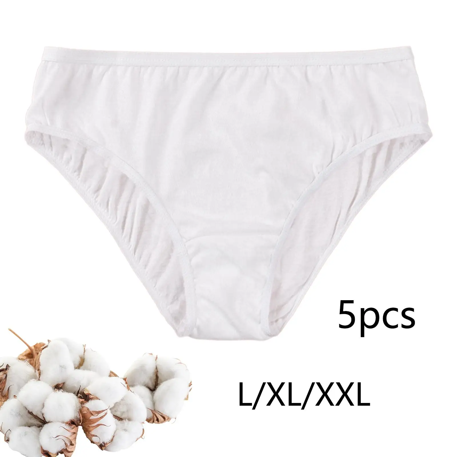 

5 шт., женские трусики для работы и поездок