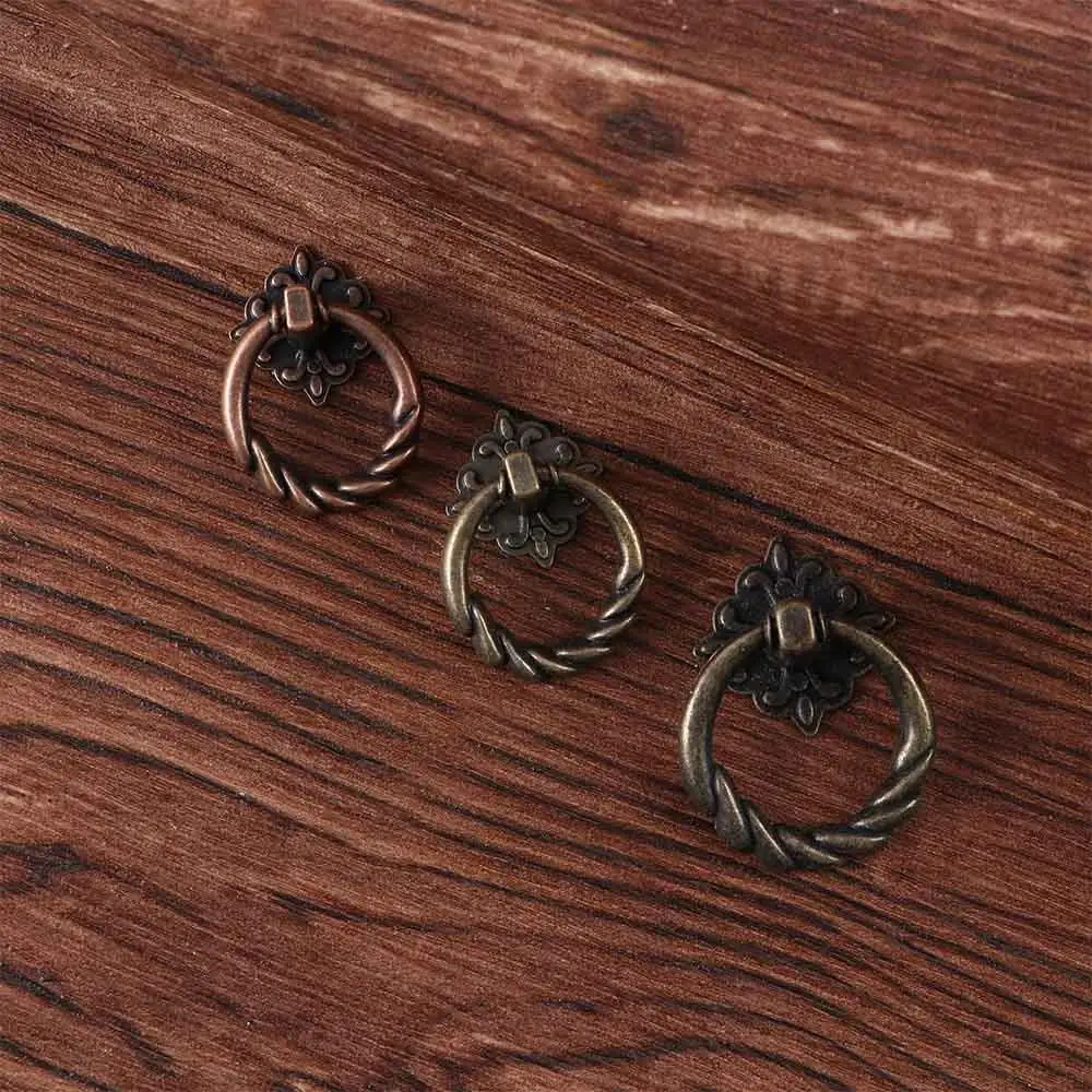 Винтажная фурнитура ручки для шкафа комода ящика кольцевые мебельные