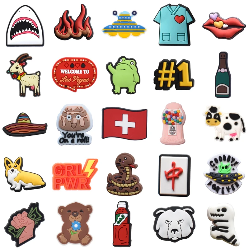 

Shoes Accessories Girl Boy Shoe Charms Men Para Pins Set Jeans Packs Decorations for Crocs Gifts Women Charm Kids Wholesale Bulk