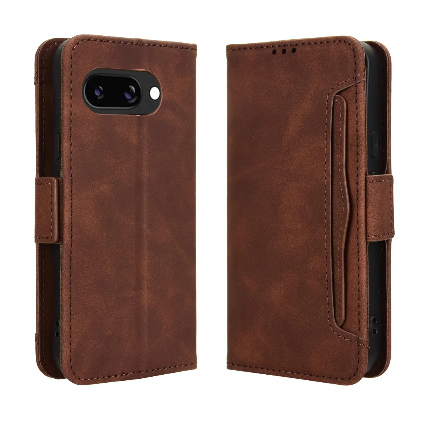 Чехол для Google Pixel 9A Флип-чехол телефона Кожаный чехол-бумажник со слотом