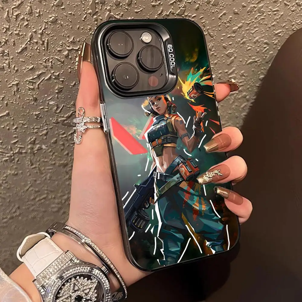 Чехол для телефона Valorant Raze для iPhone 16, 15, 14, 13, 12, 11 X XR XS 8 7 Pro Max Plus, цветной полупрозрачный чехол для смартфона, мобильные телефоны (art.: 3920cd1015b2f) - 3920cd1015b2f