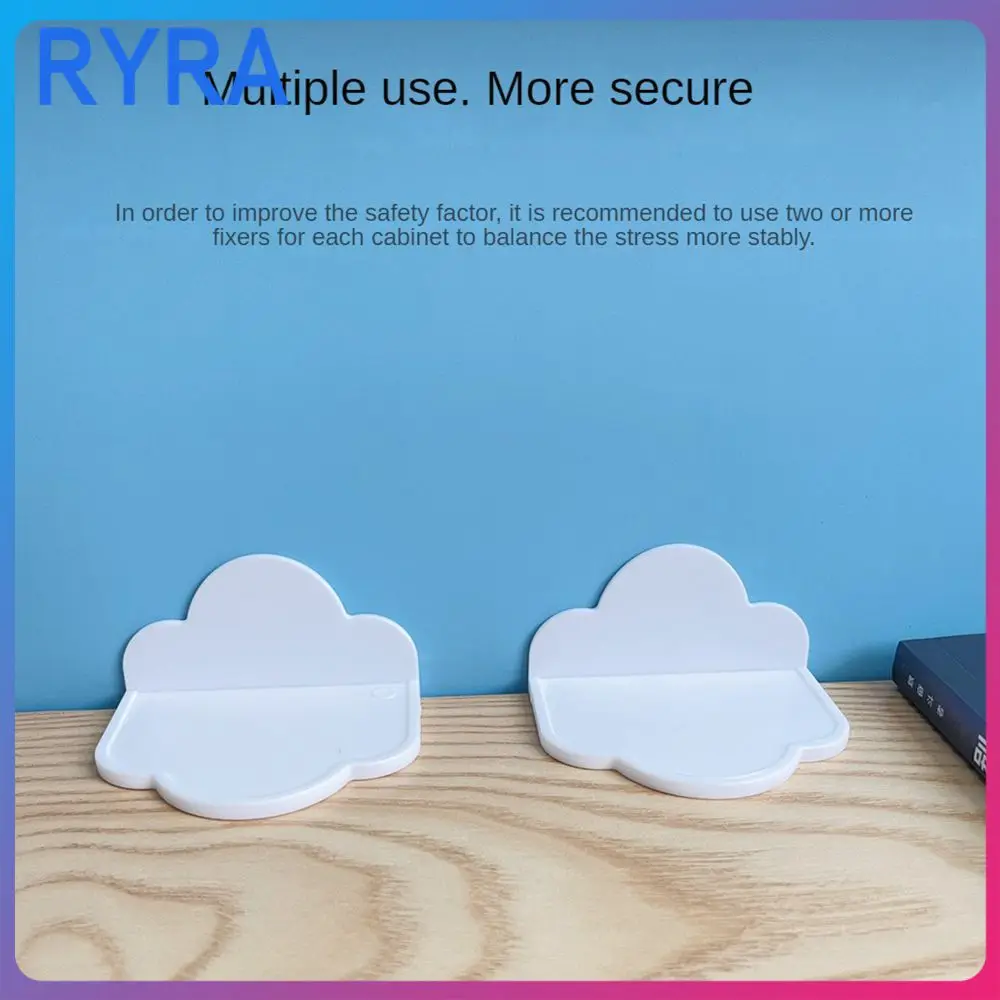 

Multi-use Furniture Anti-toppling Punch-free Anti-tip Anti-tip Retainer Home Storage Anti-rollover Fixer Cloud Shape