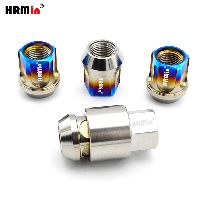 HRMin с открытым концом Gr.5 титановое Коническое сиденье противоугонная гайка M12 * 1