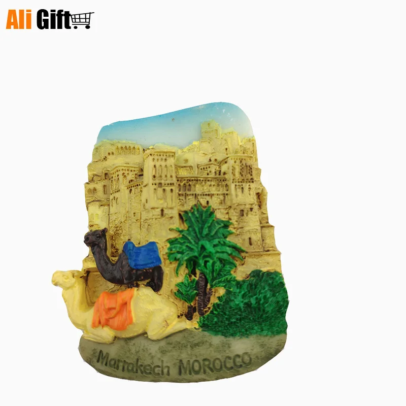 Марокканские магнитные наклейки на стену в стиле старого города, 1 шт.