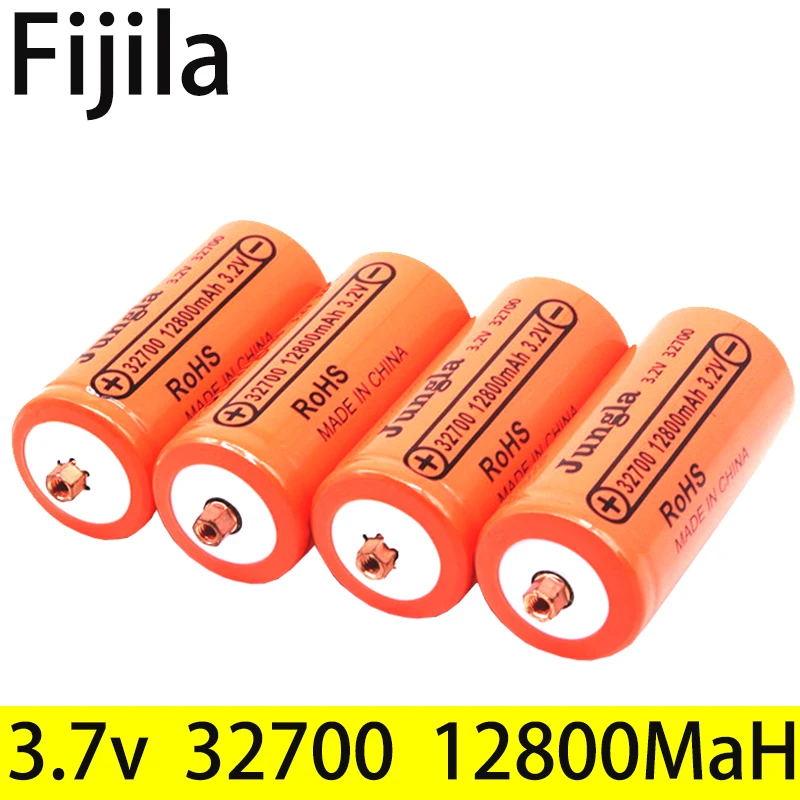 

100% Original 32700 12800mAh 3,2 V Lifepo4 Akku Professionelle Lithium-Eisen Phosphat Power Batterie Mit Schraube