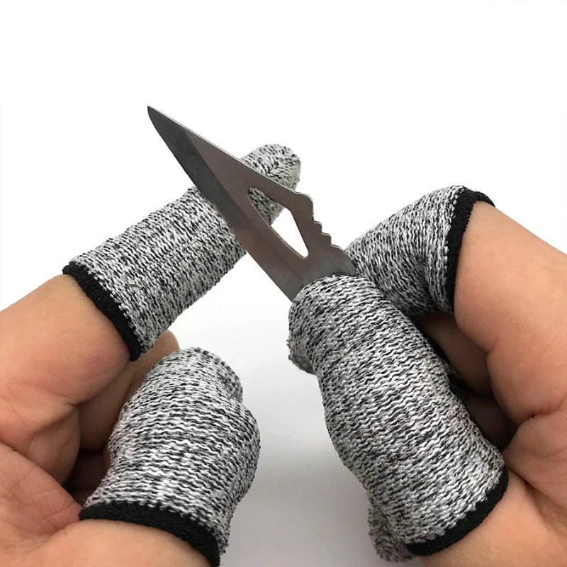 

2Pcs Finger Cots Cut Resistant Sleeves Thumb Protector Reusable Peel Fingertip Covers Picking Gloves For Kitchen Accessory Tool