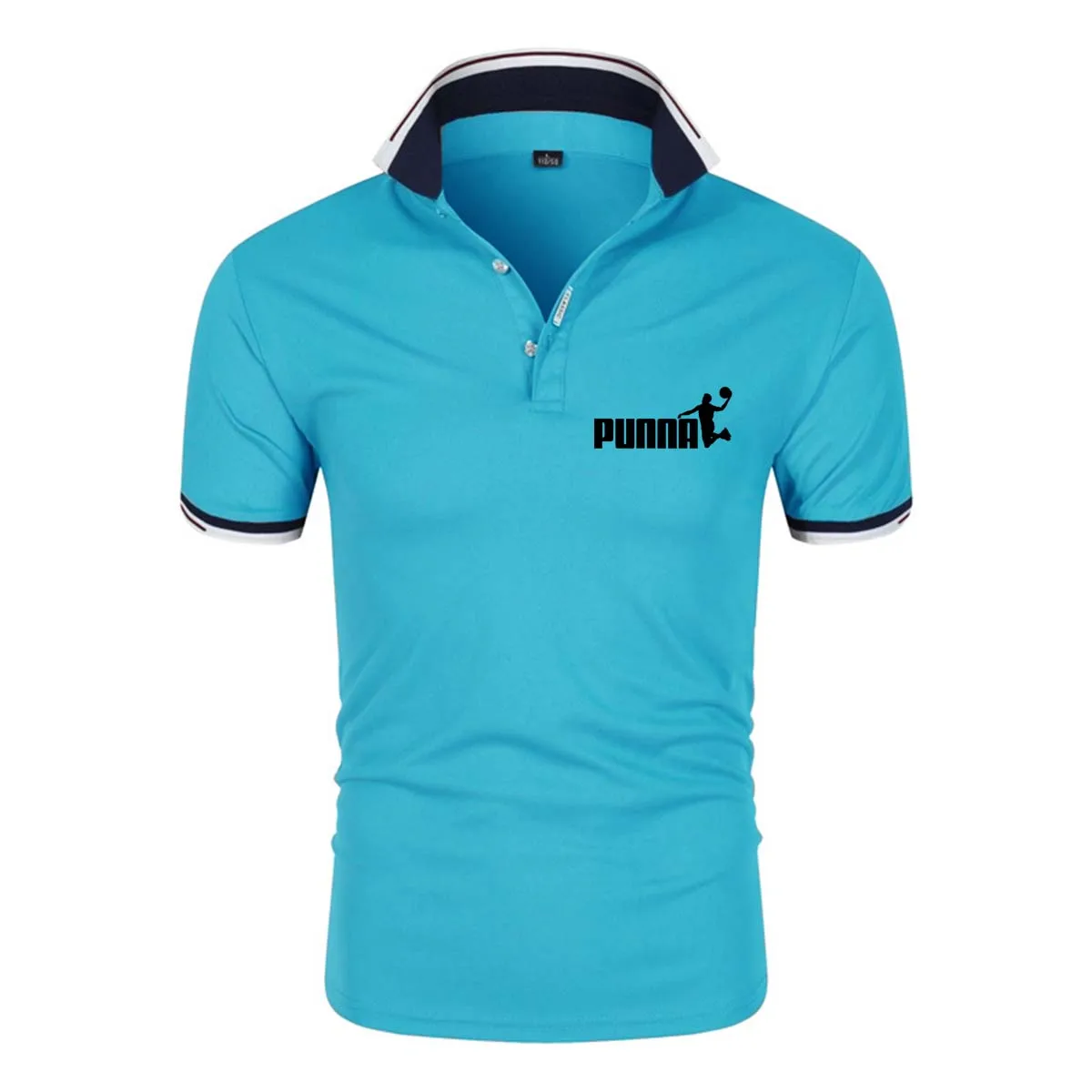 Европейская и американская мужская хлопковая рубашка-поло с вышивкой Новинка